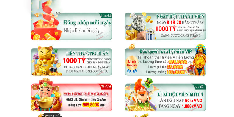 Các loại hình khuyến mãi CWIN hiện đang có